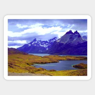 Lagoa Pehoe Torres del Paine Sticker